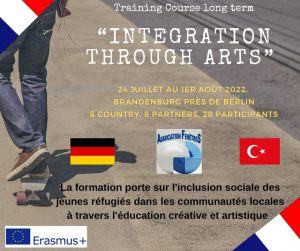 Tu es travailleur social, animateur jeunesse, viens participer à ce séminaire européen près de Berlin🇱🇹 sur l'inclusion des migrants mineurs !